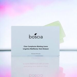 NWT boscia Clear Complexion Blotting Linens - Vegan, Cruelty-Free, oil blotting
